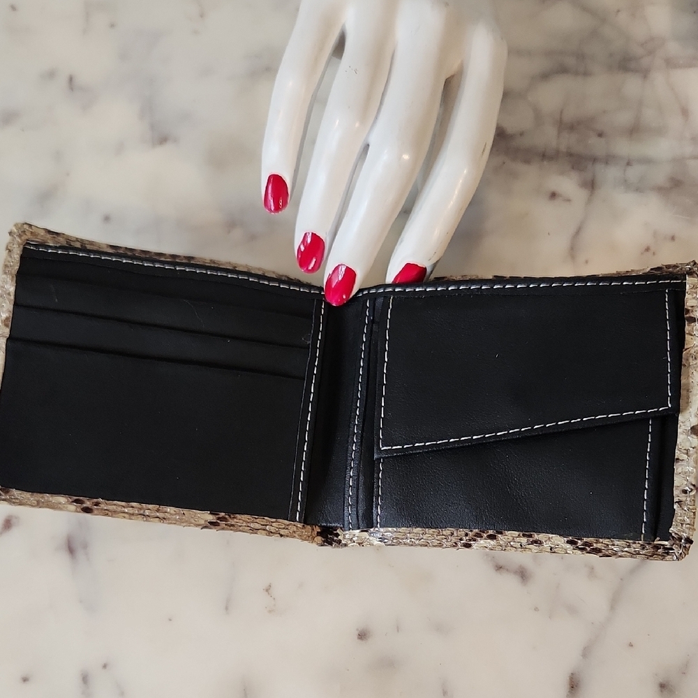 Authentic Python Snakeskin Bifold / Wallet - image 4
